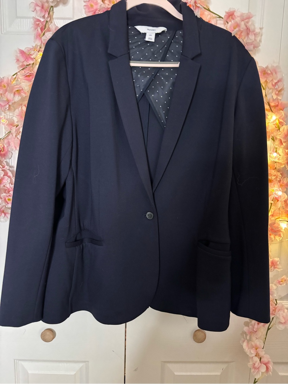 Old Navy Navy Single-Button Women's Blazer